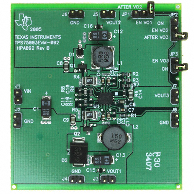 TPS75003EVM-092 / 인투피온